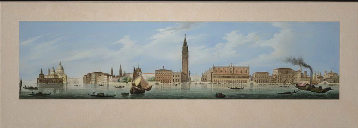 Veduta della riva di San Marco - Venezia